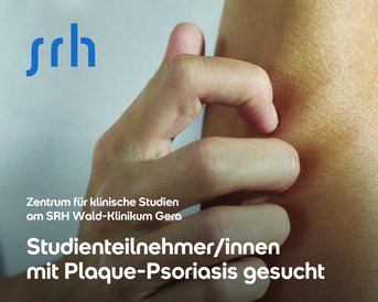 Zentrum für klinische Studien sucht Teilnehmer mit Plaque-Psoriasis. Männer und Frauen zwischen 18 und 75 Jahren werden gesucht.