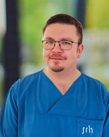 Christian Pihan ist Bereichsleiter Pflege auf der Ebene Heinrich Schütz.