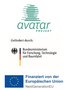 Logo des "avatar Projekts" mit dem Hinweis auf die Förderung durch das Bundesministerium für Forschung, Technologie und Raumfahrt sowie die Europäische Union (NextGenerationEU).
