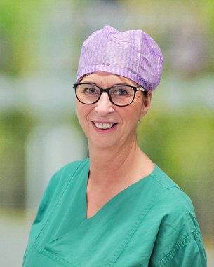 Kirstin Bauer ist die Bereichsleitung der Herzkatheterlabor.