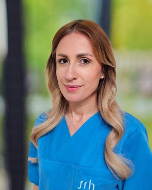 Karina Beerbaum, Oberärztin der Klinik für Anästhesie und Intensivmedizin, Fachärztin für Anästhesiologie, Zusatzbezeichnung Intensivmedizin